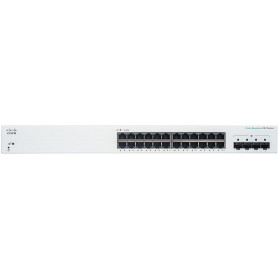 Switch zarządzalny Cisco CBS220-24T-4G-EU - 24x 10|100|1000Mbps, 4x 1000Mbps SFP, SMART - zdjęcie 2